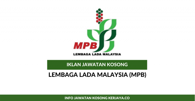 Lembaga Lada Malaysia (MPB) ~ Kekosongan Pentadbiran & Pengurusan