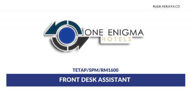 Front Desk Assistant Di One Enigma Hotel