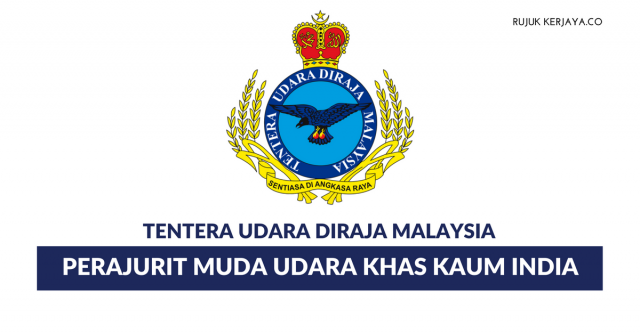 Permohonan Pengambilan Perajurit Muda Udara Lelaki Khas Kaum India