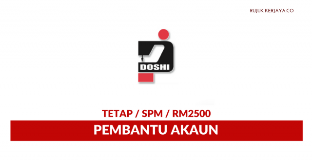 Doshi Serwing Machinery ~ Pembantu Akaun