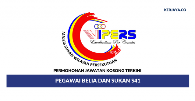 Permohonan Jawatan Kosong Pegawai Belia & Sukan Majlis Sukan Wilayah Persekutuan (WIPERS) Di Buka