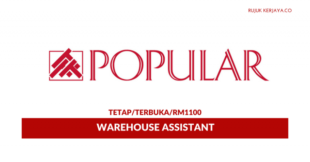 Popular Book ~ Warehouse Assistant