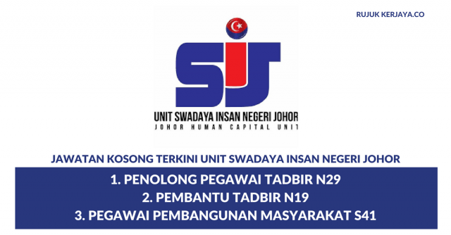 Unit Swadaya Insan Negeri Johor ~ Pembantu Tadbir