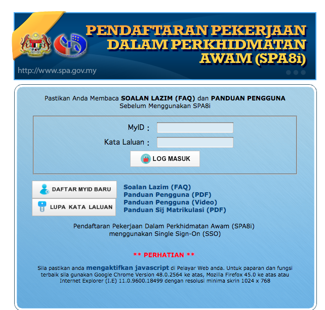 Permohonan Latihan Separa Perubatan SPA