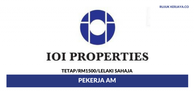 Permohonan Jawatan Pekerja AM di IOI Properties Group