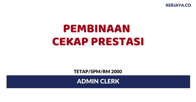 Pembinaan Cekap Prestasi ~ Admin Clerk
