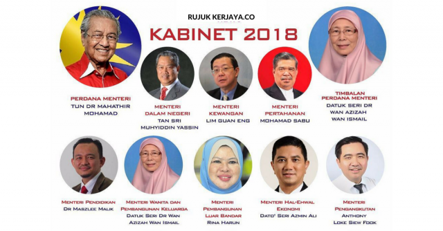 Senarai 13 Kementerian Baru Yang Diwujudkan di Malaysia