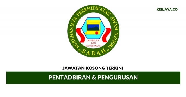 Permohonan Jawatan Suruhanjaya Perkhidmatan Awam Negeri Sabah di Buka
