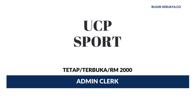 UCP Sport ~ Admin Clerk