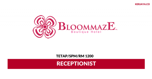 Bloommaze Hotel ~ Receptionist