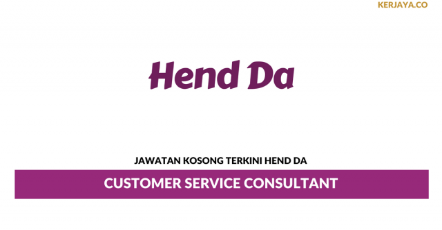Hend Da Advertising And Marketing ~ Customer Service Consultant