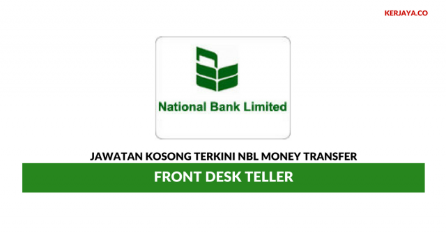 NBL Money Transfer ~ Front Desk Teller