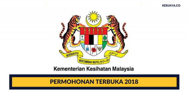 Permohonan Jawatan Kosong Terkini di Kementerian Kesihatan Malaysia (KKM) Terbuka 2018