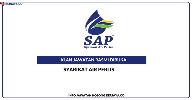 Syarikat Air Perlis ~ Kekosongan Jawatan Ketua Pegawai Eksekutif, Ketua Jabatan Teknikal, Penjaga Jentera Elektrik & Pembantu Operasi Teknikal