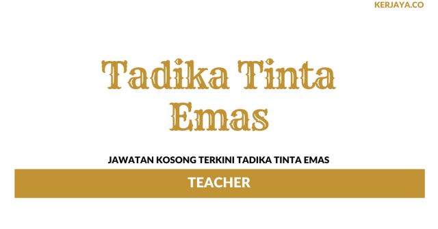 Tadika Tinta Emas ~ English Teacher