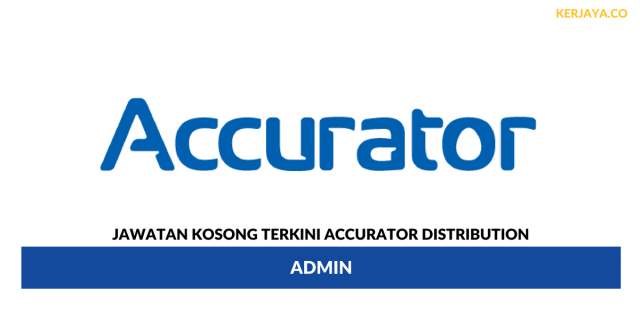 Accurator Distribution ~ Admin