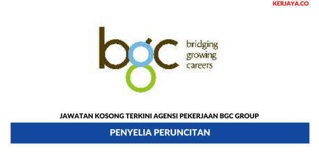 Agensi Pekerjaan BGC Group ~ Penyelia Peruncitan