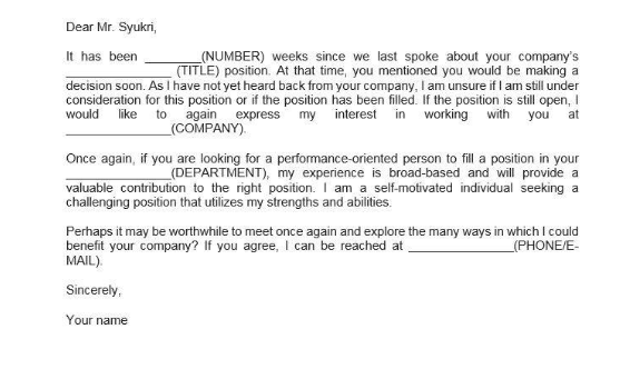 Contoh email 1