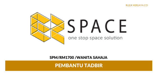 Pembantu Tadbir EZ Space ~ Gaji RM1700 / Wanita Sahaja