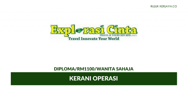 Explorasi Cinta Travel And Tours ~ Kerani Operasi