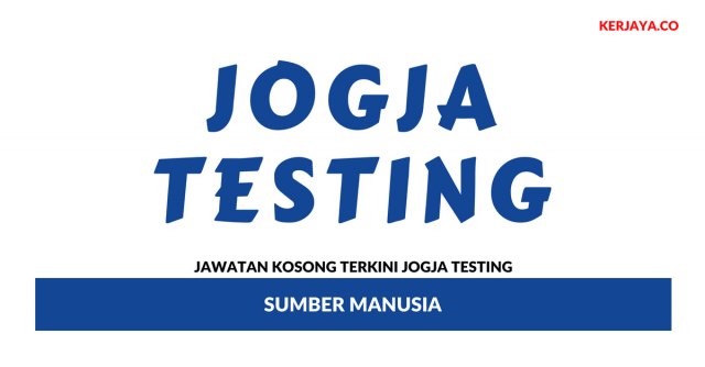 Jogja Testing ~ Sumber Manusia
