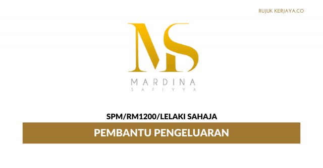 Pembantu Pengeluaran Mardina Saffiya Enterprise ~ Gaji RM1200 / Lelaki Sahaja