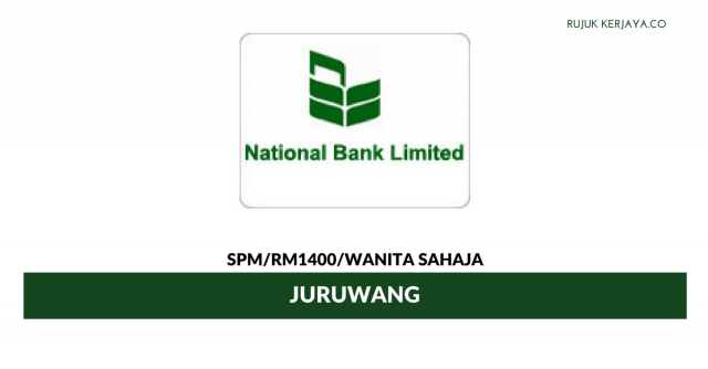 Juruwang NBL Money Transfer ~ Gaji RM1400/ Wanita Sahaja