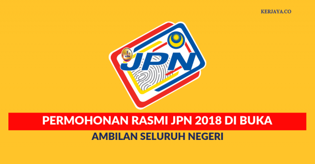 Permohonan Jawatan Penolong Pegawai Pendaftaran KP29 JPN Seluruh Negara di Buka