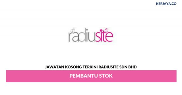 Radiusite ~ Pembantu Stok
