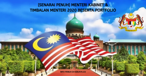 [Senarai Penuh] Menteri Kabinet 2020 & Timbalan Menteri Beserta Portfolio Untuk Rujukan Sesi Temuduga Kerja Kerajaan Nanti