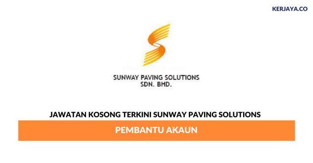 Sunway Paving Solutions ~ Pembantu Akaun