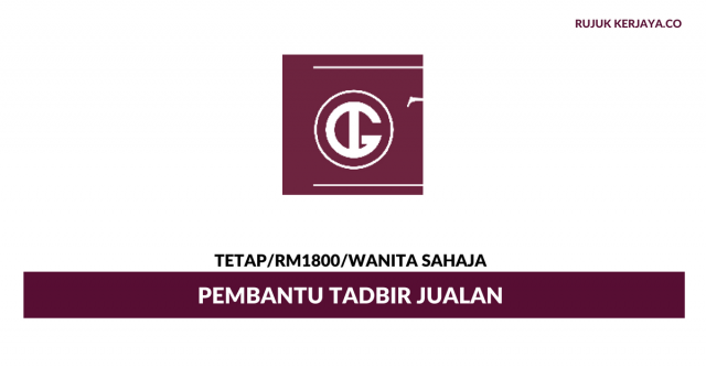Pembantu Tadbir Jualan Tenza Marketing ~ Gaji RM1800/  Wanita Sahaja