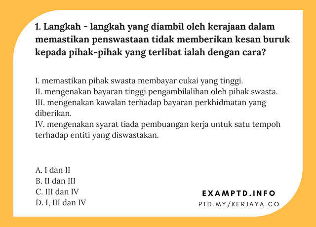 Contoh Soalan PTD