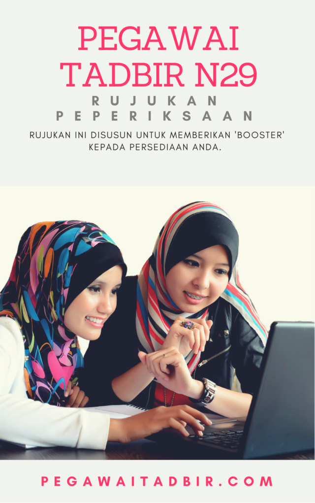 Contoh Soalan Penolong Pegawai Tadbir N29