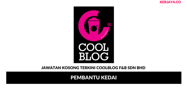Coolblog F&B ~ Pembantu Kedai