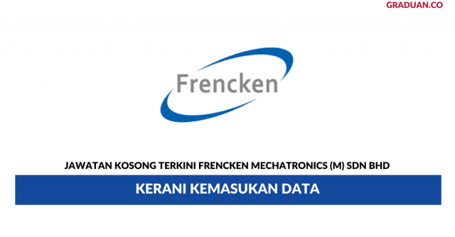 Frencken Mechatronics ~ Kerani Kemasukan Data