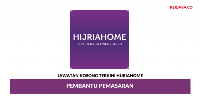 Hijriahome ~ Pembantu Pemasaran