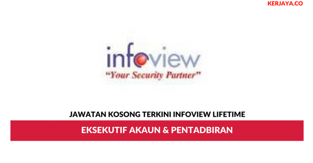 Infoview Lifetime ~ Eksekutif Akaun & Pentadbiran