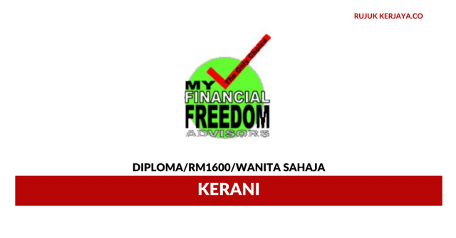 Kerani MYFF Advisors ~ Gaji RM1600/ Wanita Sahaja