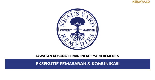 Neal’s Yard Remedies ~ Eksekutif Pemasaran & Komunikasi