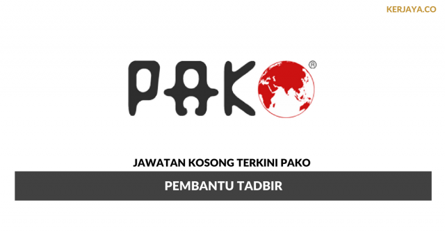 PAKO ~ Pembantu Tadbir