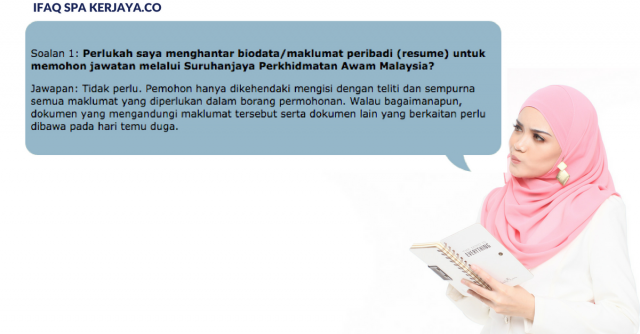 FAQ SPA: Perlukah Saya Menghantar Resume Untuk Memohon Jawatan Melalui Suruhanjaya Perkhidmatan Awam Malaysia?