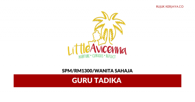 Guru Tadika Taska Ibnu Sina Bestari ~ Gaji RM1300/ Wanita Sahaja