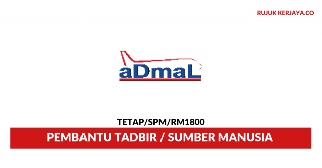Admal Niaga ~ Pembantu Tadbir / Sumber Manusia