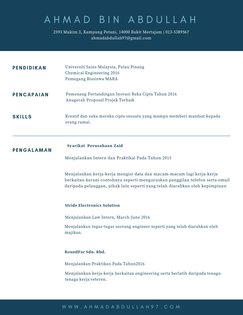 Contoh Resume Akademik 1