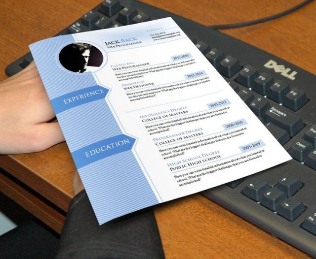 Contoh Template Resume Akademik (Academic Resume Template)