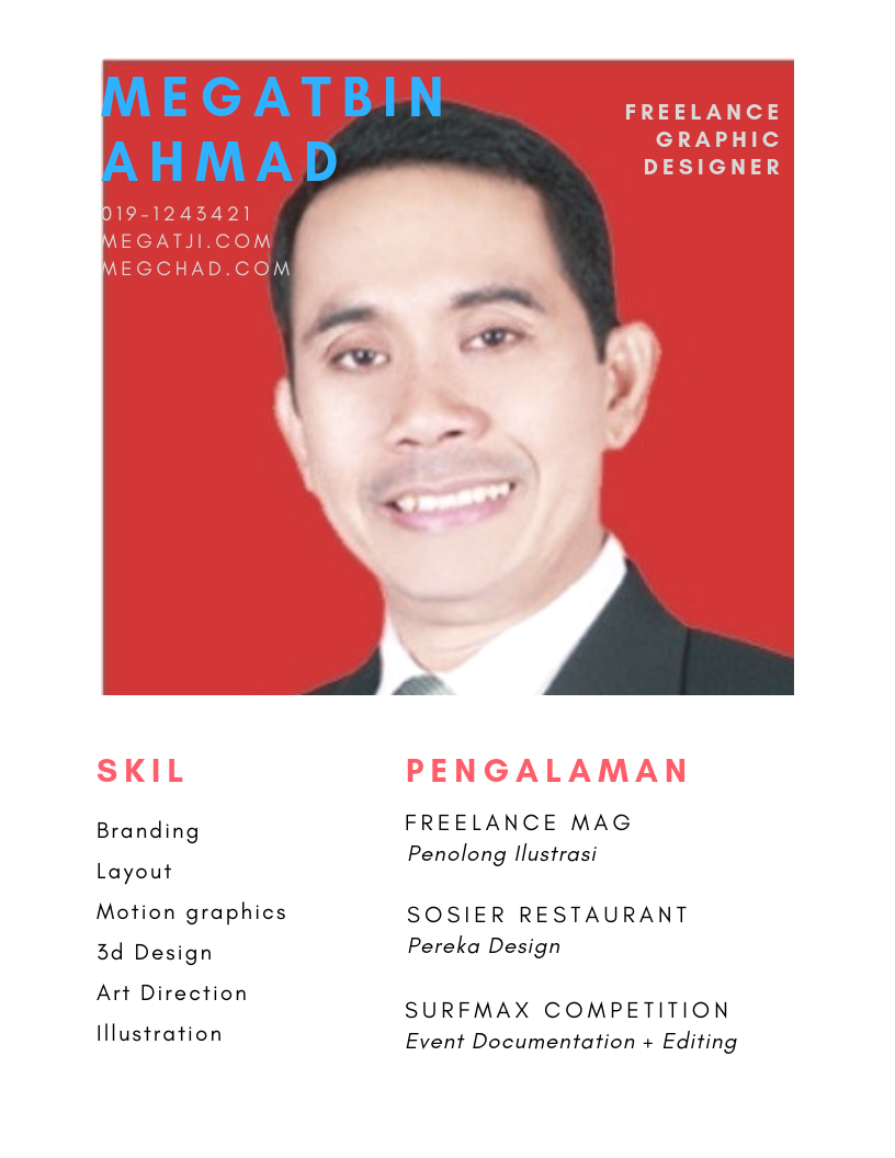 Contoh Template Resume Moden 3