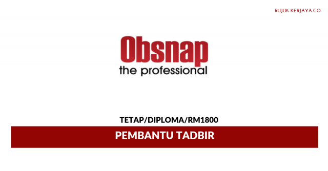 Obsnap Instruments ~ Pembantu Tadbir