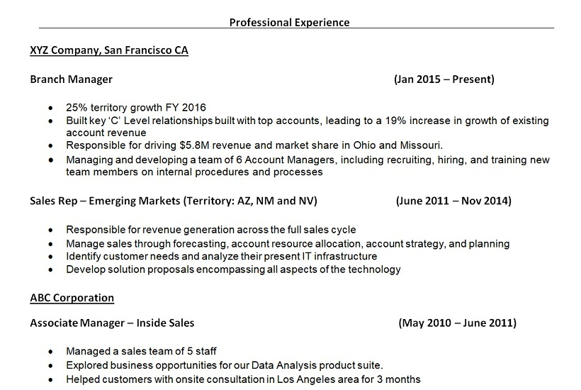 maklumat dalam resume 2