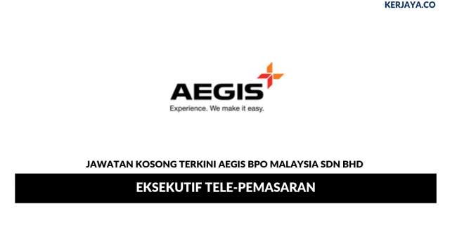 Aegis BPO Malaysia ~ Eksekutif Tele-Pemasaran